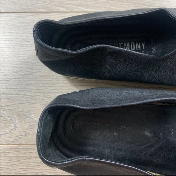 Opening Ceremony Black Leather Espadrilles - Picture 6 of 10